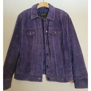 VNT Jerry Lewis purple leather worn in jacket